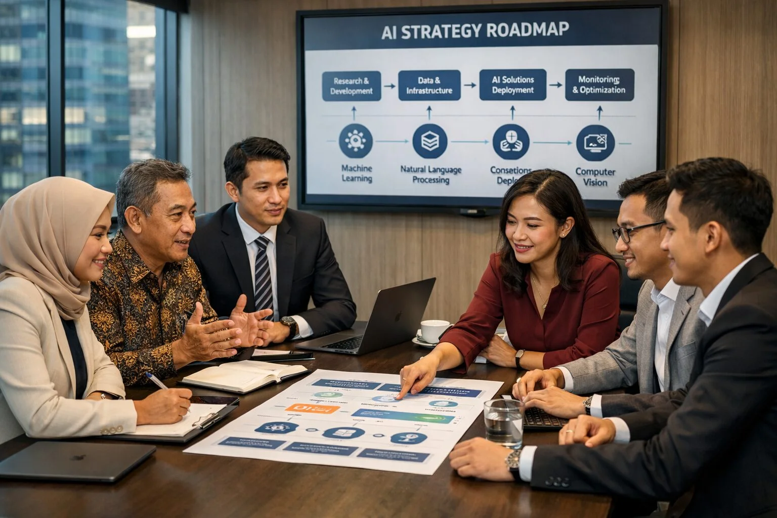 Penerapan AI untuk Bisnis: Strategi, Manfaat, dan Contohnya di Indonesia